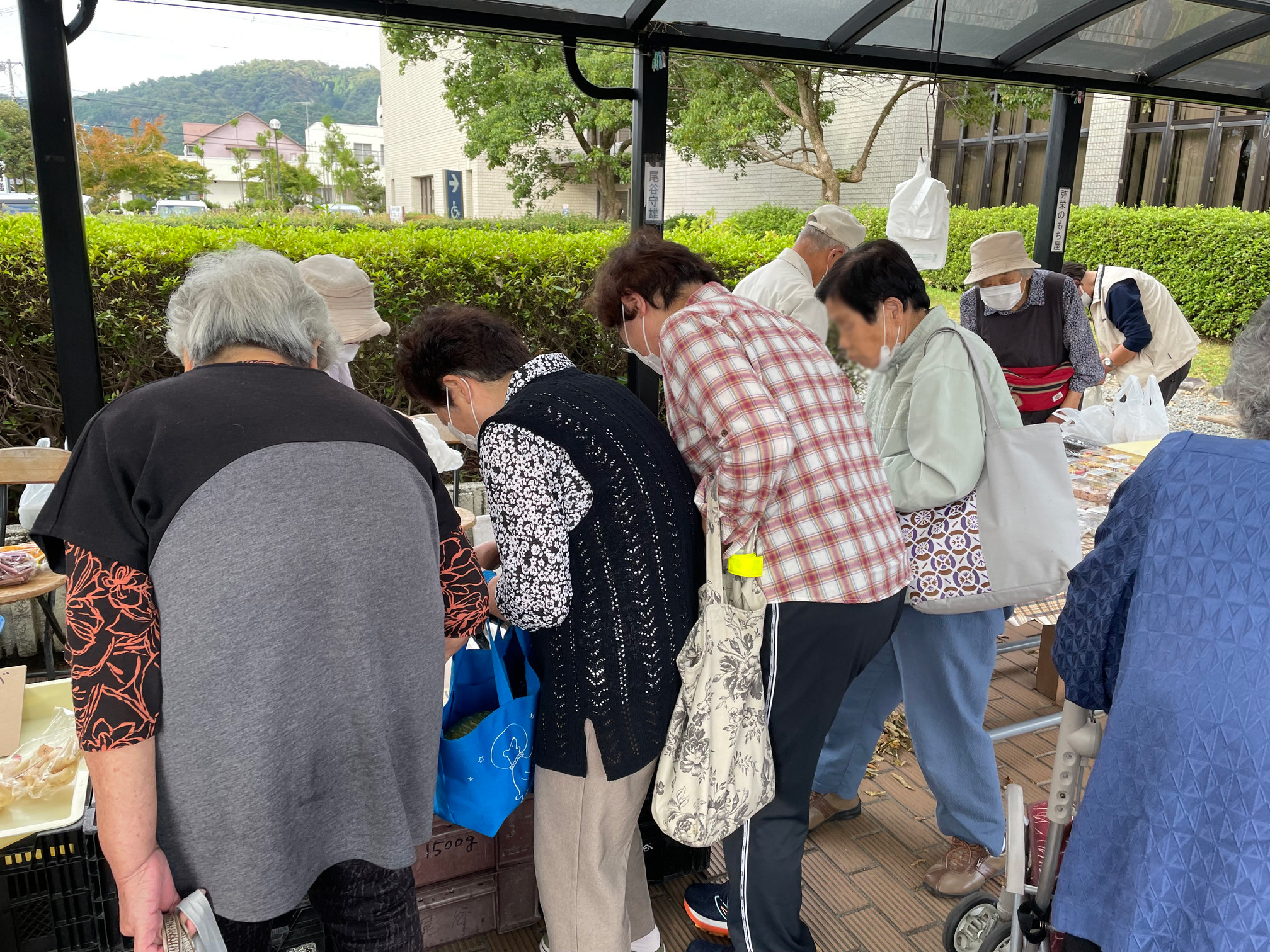 朝市の様子1