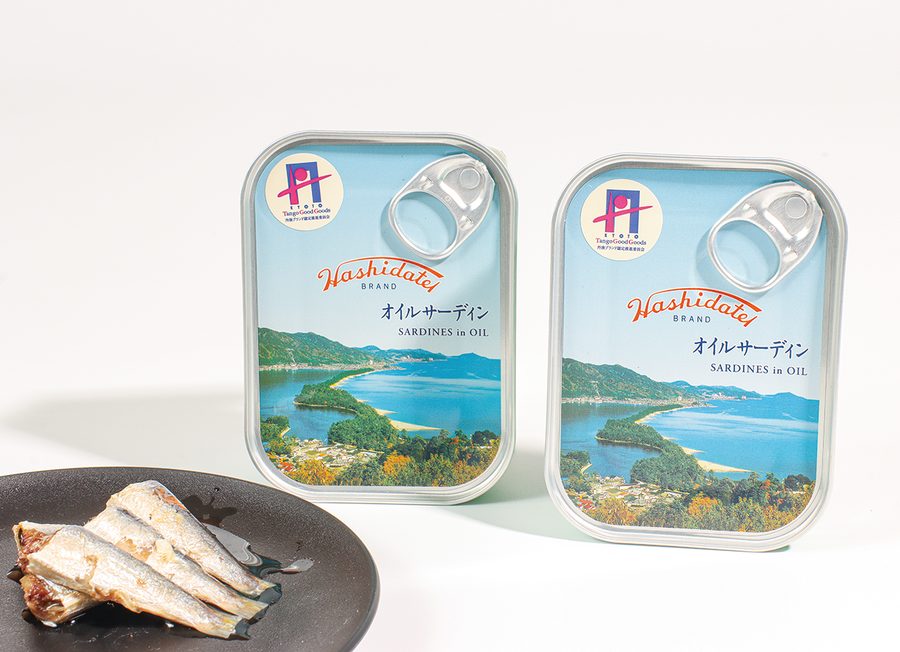 オイルサーディン（橋立印いわし油漬け）