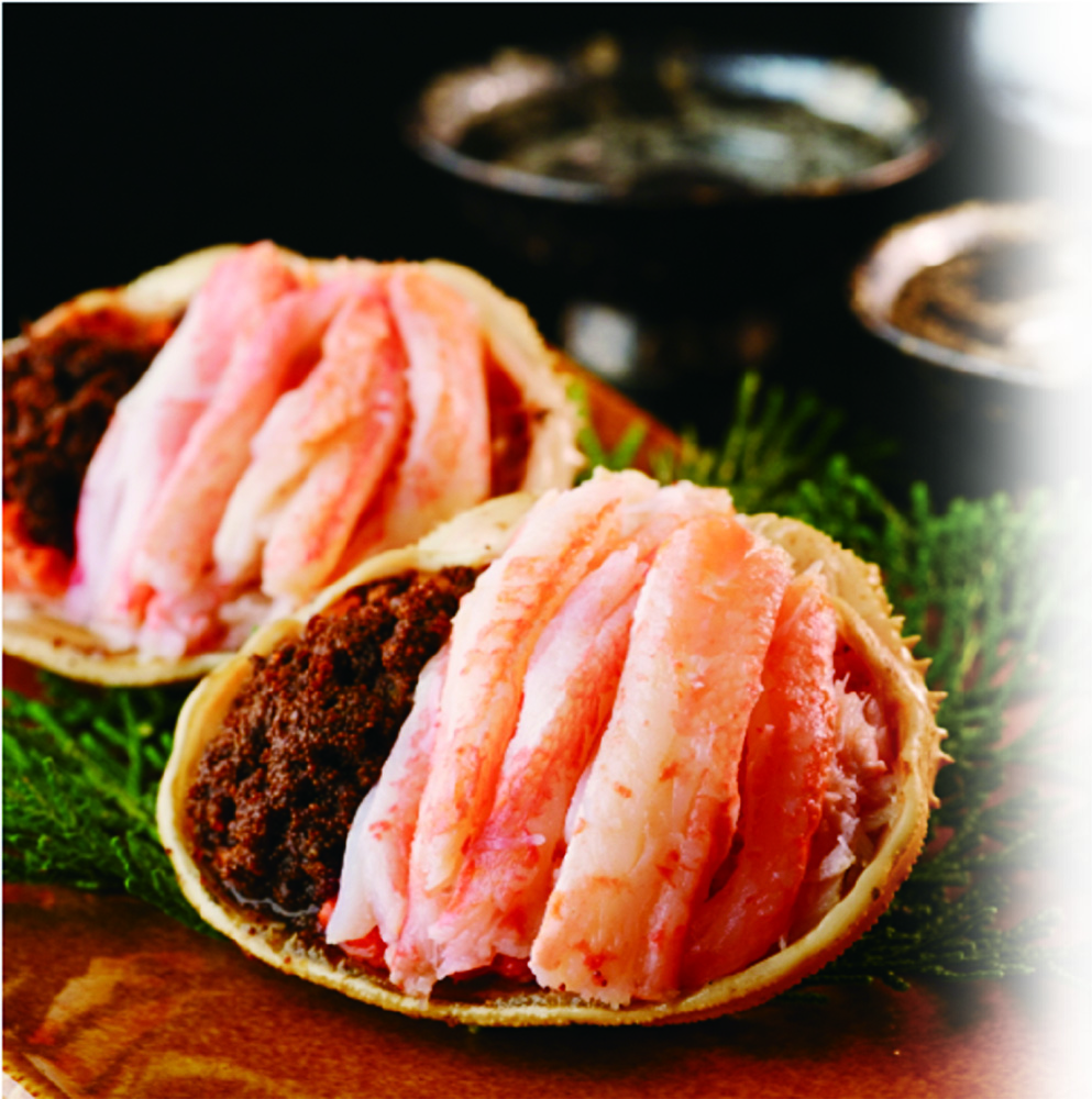 セイコ蟹の甲羅盛